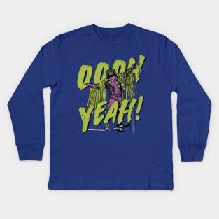 Macho Man OOOH YEAH! Kids Long Sleeve T-Shirt